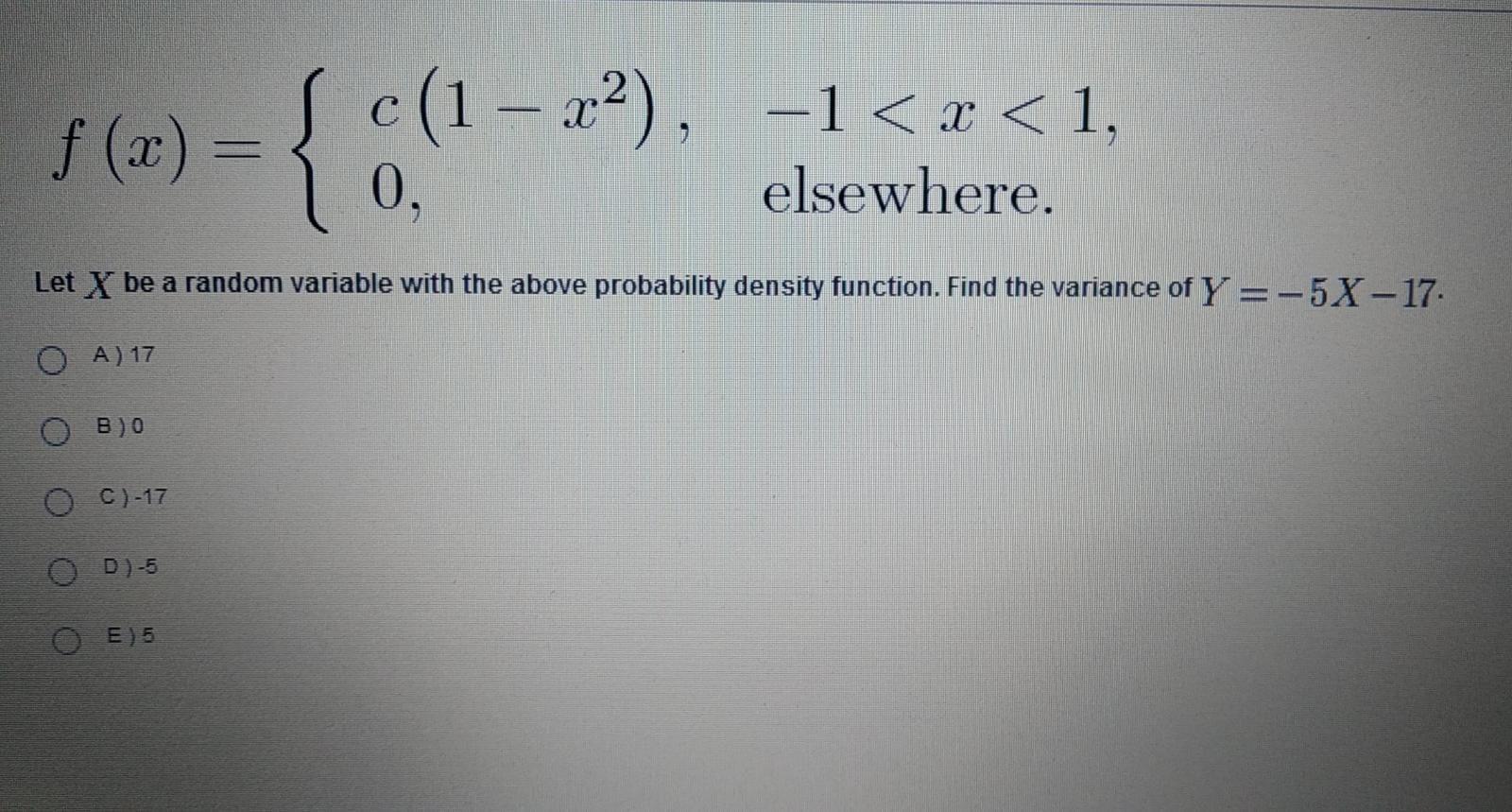 Solved Let X be a random variable with the above probability | Chegg.com