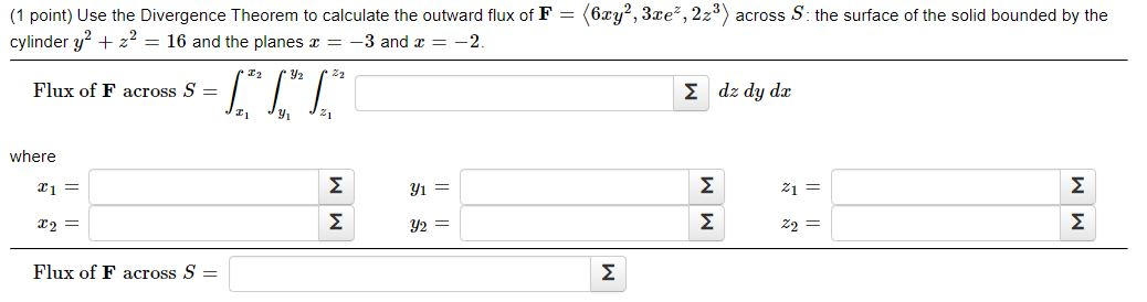 Solved Divergence Theorem Problem. Please be sure to box | Chegg.com