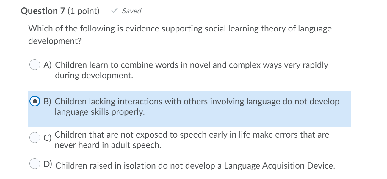 Solved Question 7 (1 point) Saved Which of the following | Chegg.com