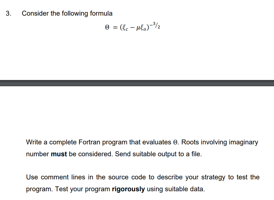 Solved 3. Consider the following formula Ⓒ = (c −μ²)-³/2 | Chegg.com