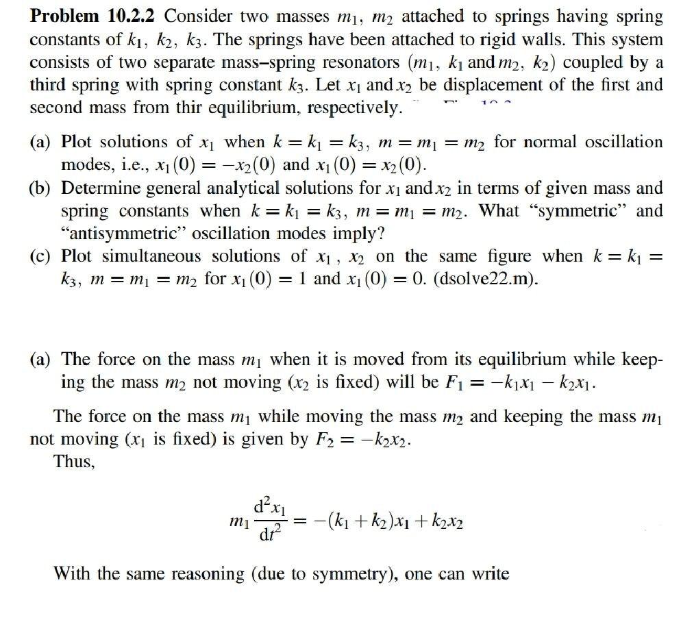 MATLAB CODE: ALL PARTS ARE RELATED AND THE CODE IS | Chegg.com