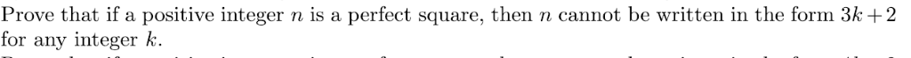 Solved Prove that if a positive integer n is a perfect | Chegg.com