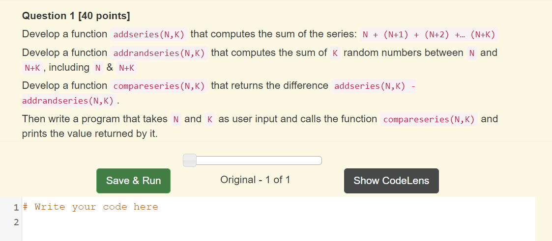 Solved Question 1 [40 points] Develop a function | Chegg.com