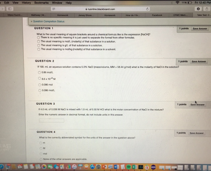 Solved What is the usual meaning of square brackets around a