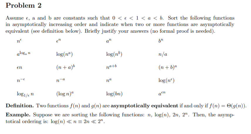 Solved Problem 2 Assume E, A And B Are Constants Such That 0 | Chegg.com