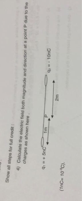Solved Show all steps for full credit: Calculate the | Chegg.com