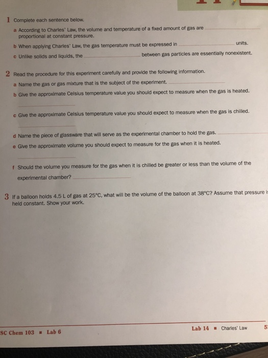 Solved 1 Complete each sentence below. a According to