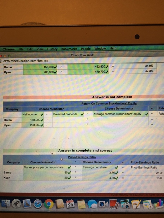 Solved Problem 17-5A Comparative ratio analysis LO A1, P3 | Chegg.com
