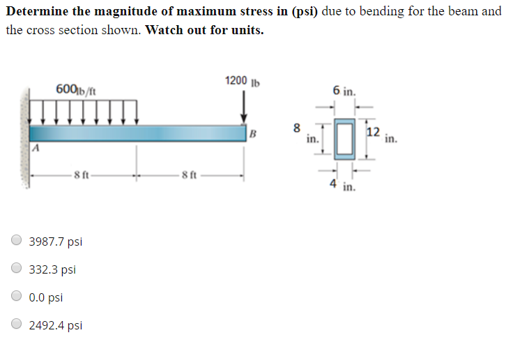 How To Calculate The Maximum Stress In A Beam - The Best Picture Of Beam
