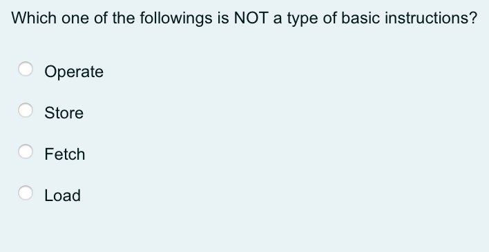 Solved Which one of the followings is NOT a type of basic | Chegg.com