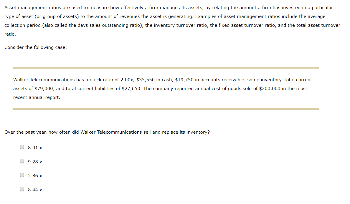 solved-asset-management-ratios-are-used-to-measure-how-chegg