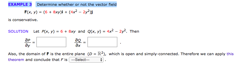 Solved Example 3 Determine Whether Or Not The Vector Field Chegg Com