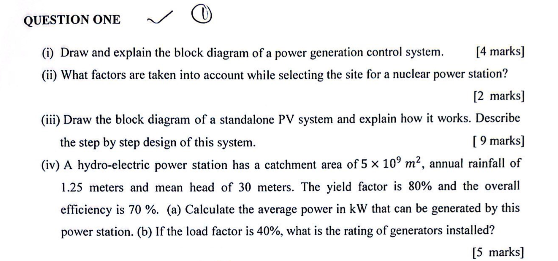 Solved (i) Draw and explain the block diagram of a power | Chegg.com