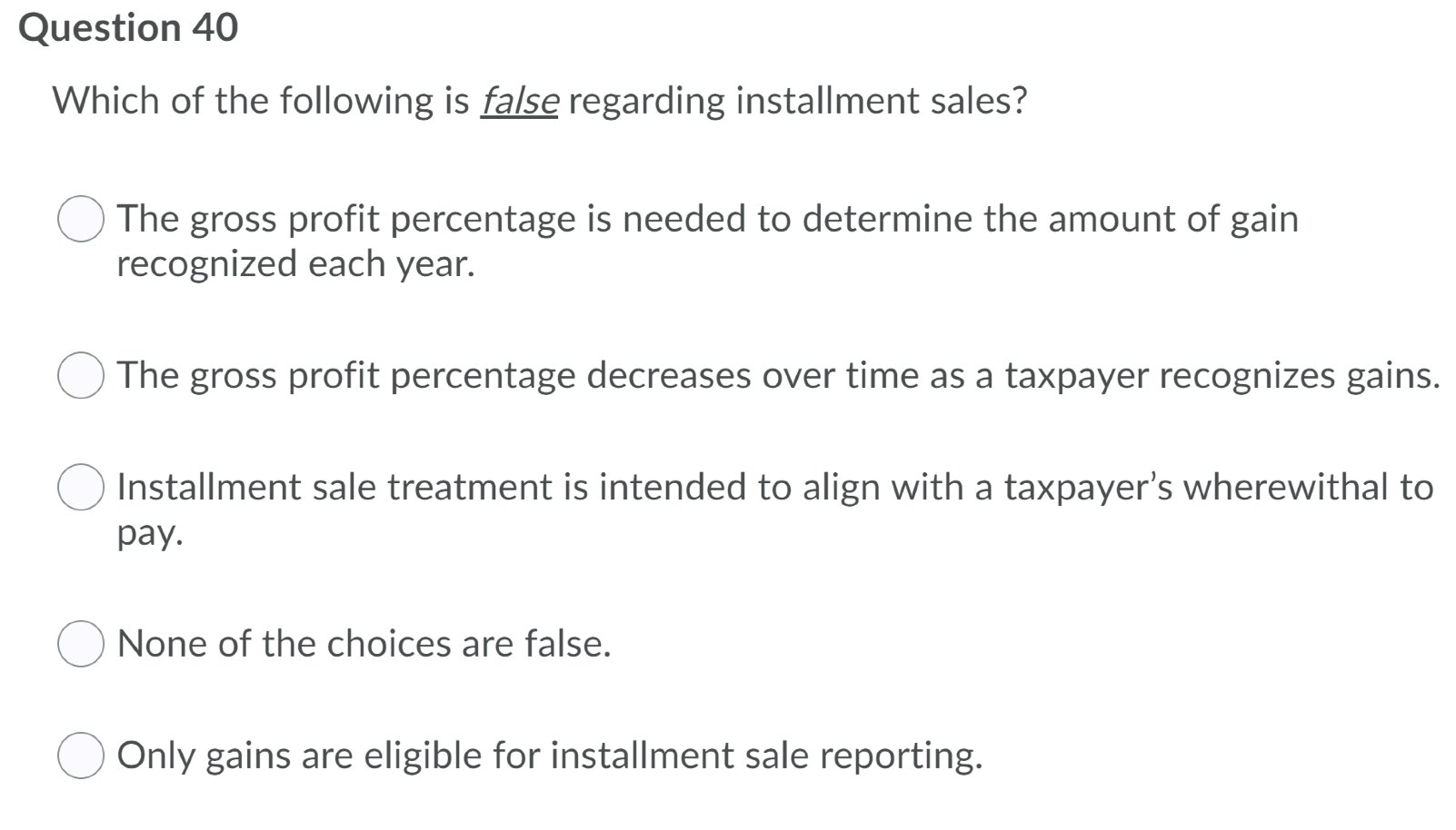 Solved Question 40 Which Of The Following Is False Regarding | Chegg.com