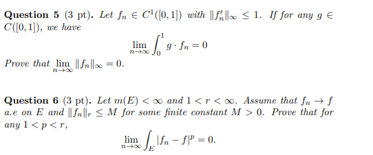 Solved Question 6 (3 ﻿pt). ﻿Let m(E)