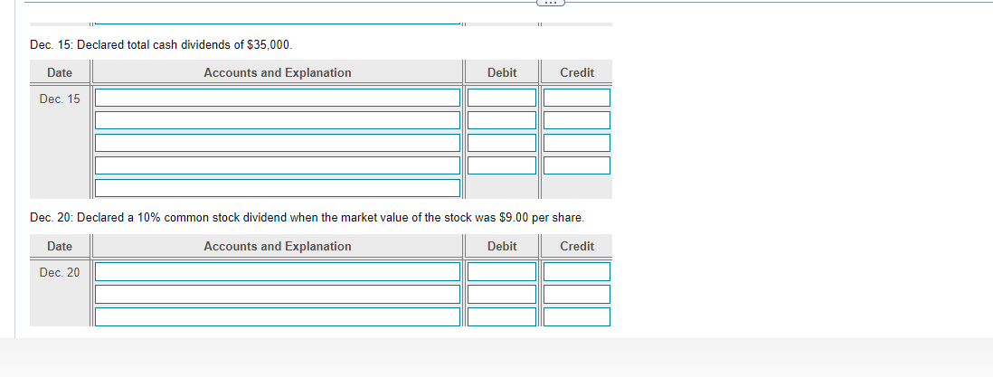 Solved Mer 15. Merlared total rash dividends of $350nnAssume | Chegg.com
