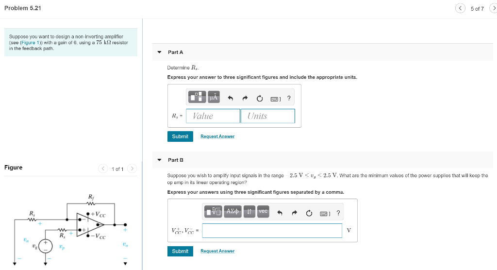 Solved Problem 5.21 5 of 7 Suppose you want to design a | Chegg.com
