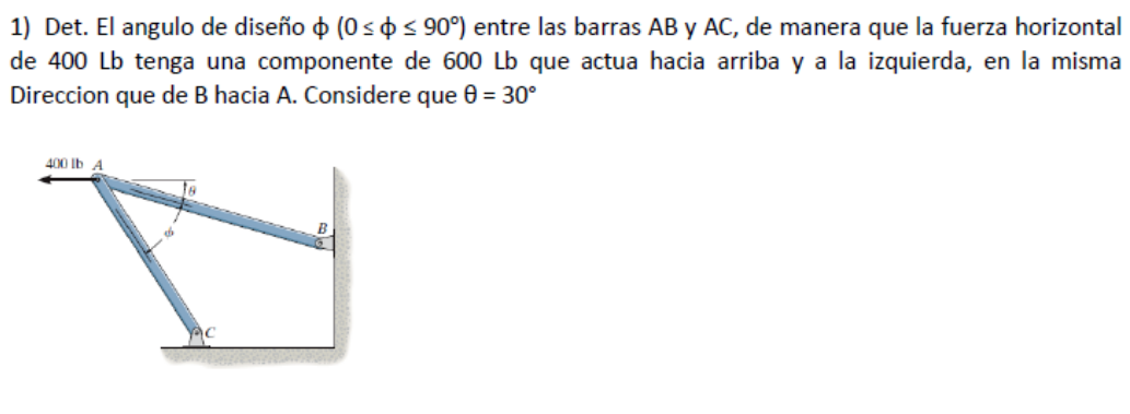 Solved Determine the design angle (0