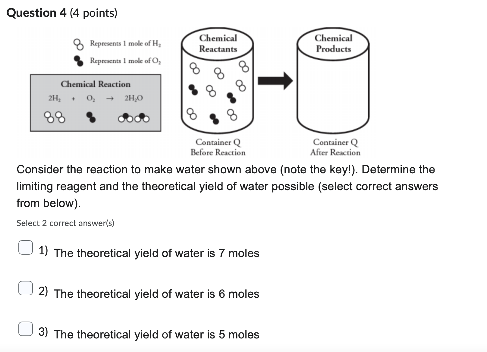 Solved Question 7 ( 2 points) Assume the red circles (+2 and | Chegg.com