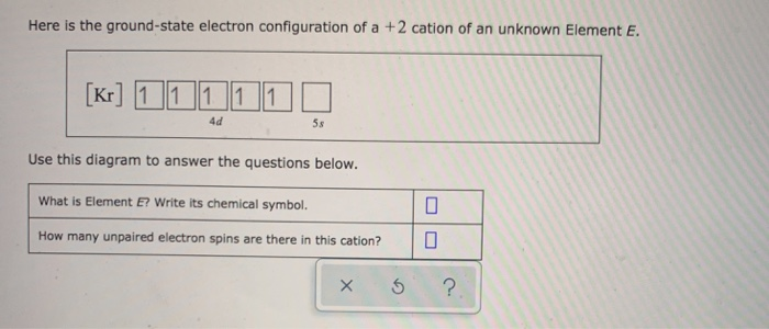 Solved: Here Is The Ground-state Electron Configuration Of... | Chegg.com