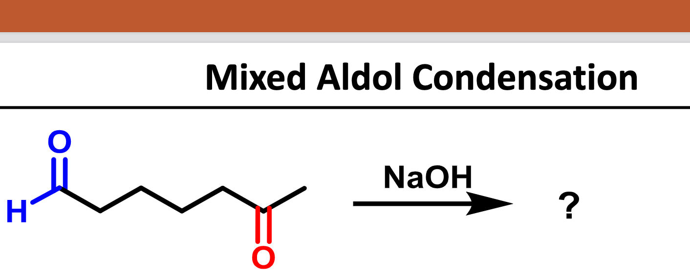 Solved Mixed Aldol Condensation NaOH ring H Н ? | Chegg.com