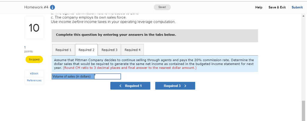 Solved Homework #4 Saved Help Save & Exit Submit Case 5-33 | Chegg.com