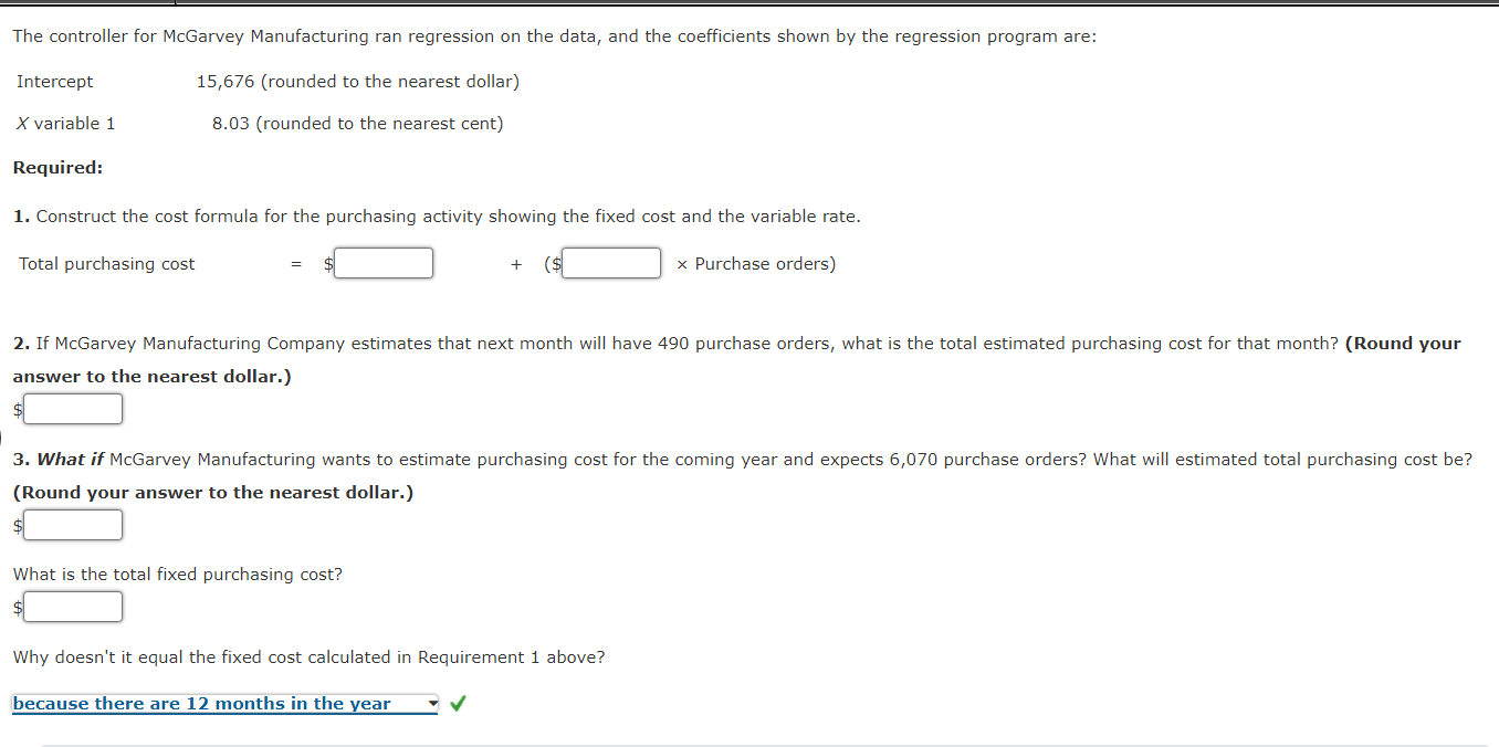 Solved Using Regression Results to Construct and Apply a | Chegg.com