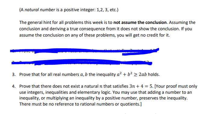 Solved (A natural number is a positive integer: 1,2, 3, | Chegg.com