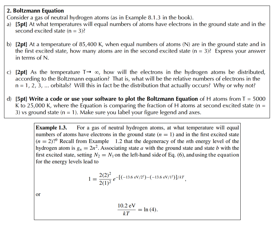 Solved Please neatly show all of your work and include the | Chegg.com