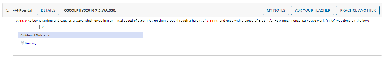 Solved [ 4 Points] Oscolphys2016 7 5 Wa 036 Kj Additional