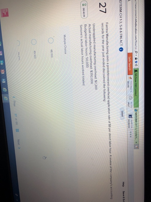 Solved Which of the following is not a drawback of actual