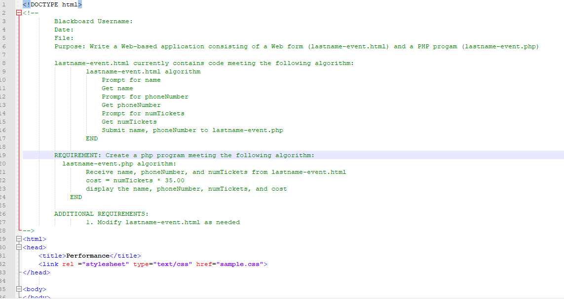 Enter any test input into the form, and then submit | Chegg.com
