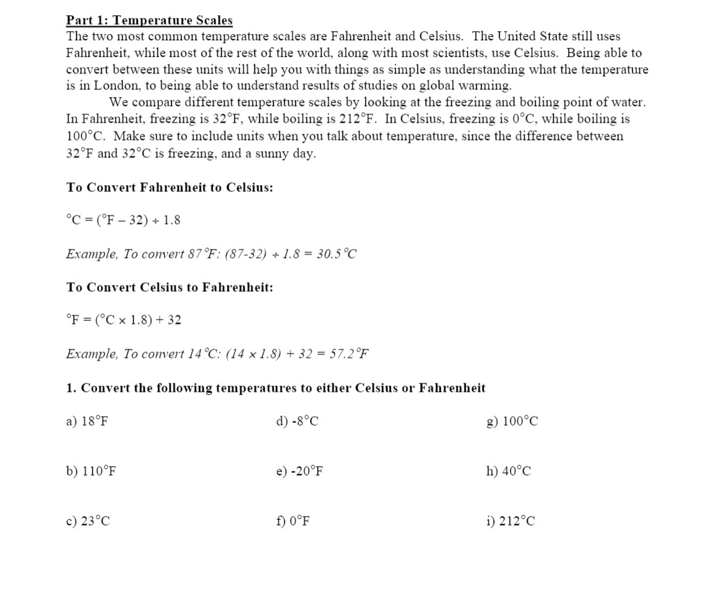 13. Convert the following scales. (a) 41∘F into degree Celsius (c) 101.3∘..