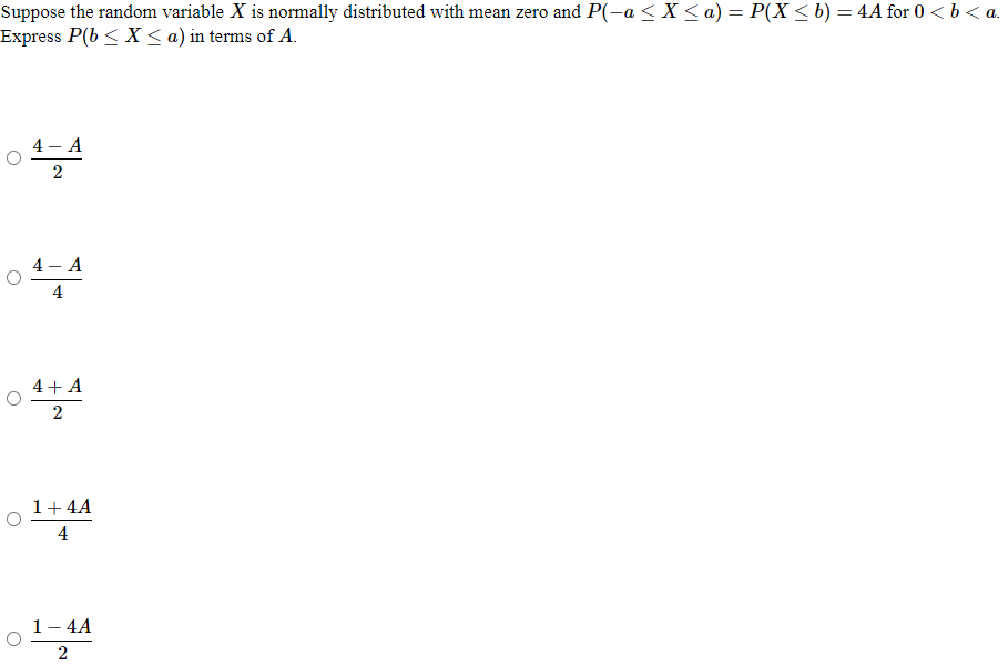 Solved Suppose the random variable X is normally distributed | Chegg.com