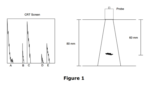 Exercise 1 Figure 1 shows an ultrasonic testing | Chegg.com