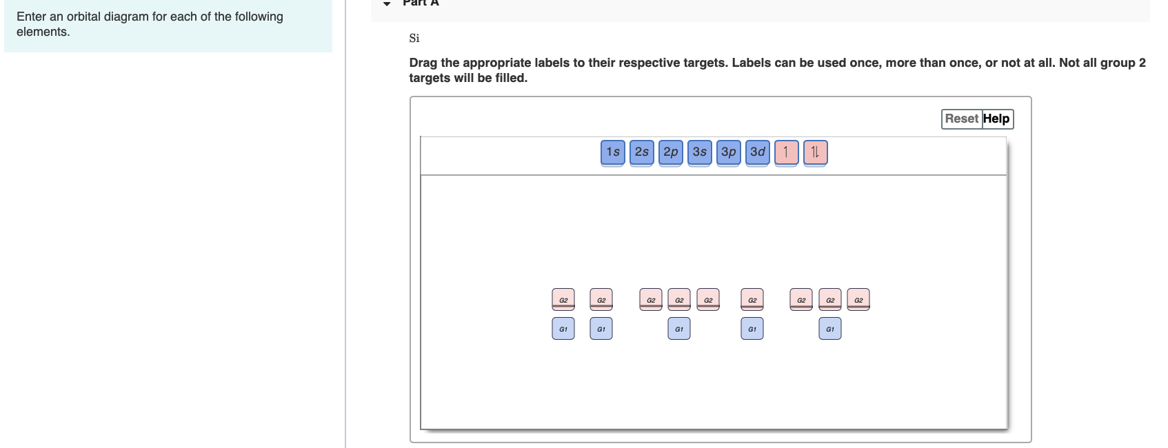 Solved Enter an orbital diagram for each of the following