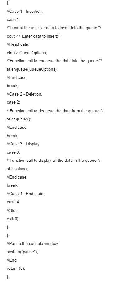 Solved . Write an array-based implementation of a queue that | Chegg.com