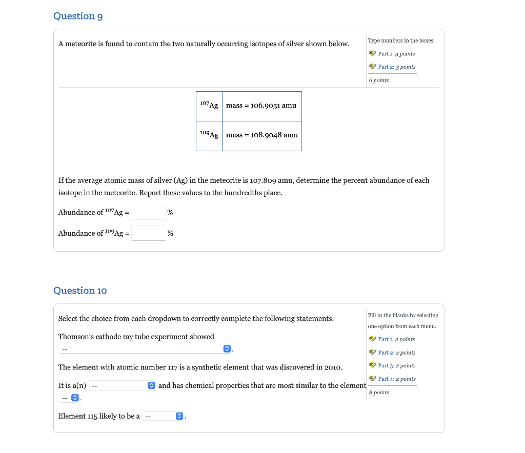 Solved Question 1 Classify each of the following substances | Chegg.com