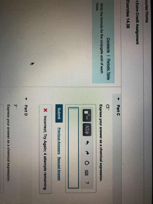 Solved Part A Describe how you would make 400.0 mL of a | Chegg.com
