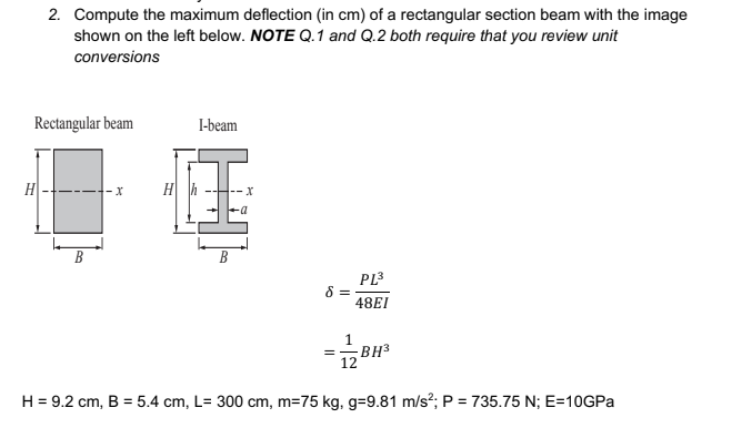 Solved IT IS ONLY `1 Question plug the values in the formula | Chegg.com