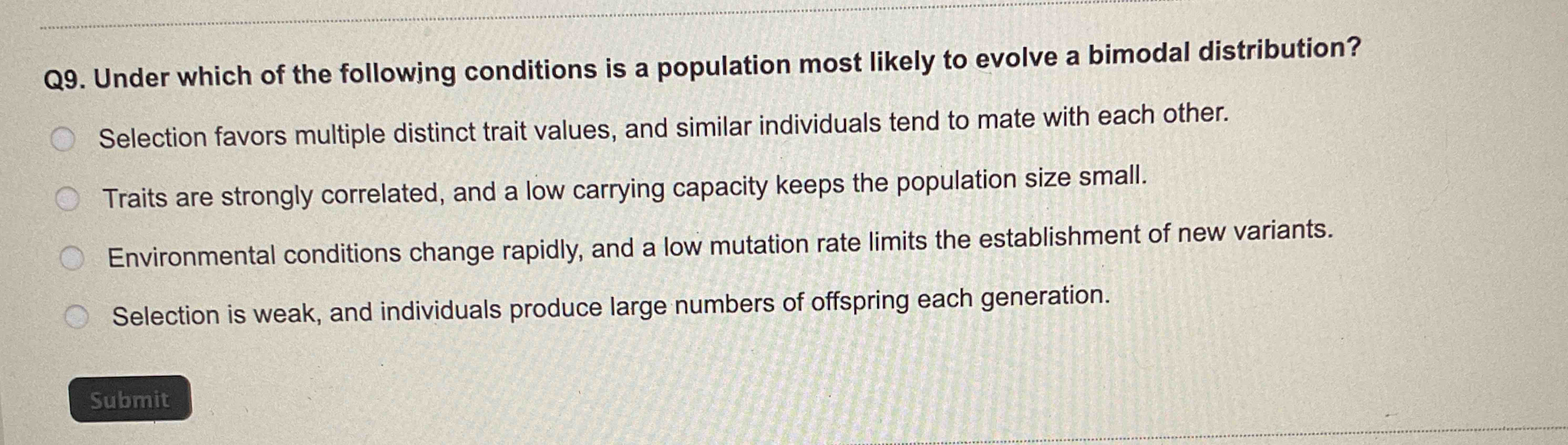 Solved Q9. ﻿Under which of the following conditions is a | Chegg.com