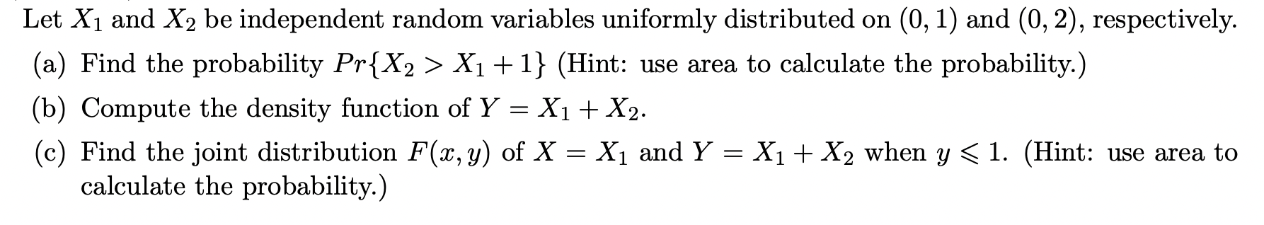 Solved Let X1 And X2 Be Independent Random Variables | Chegg.com