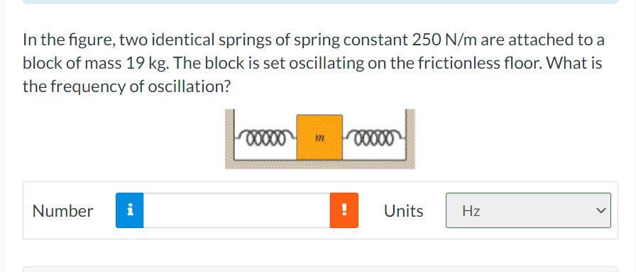 Solved In The Figure, Two Identical Springs Of Spring | Chegg.com