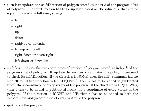 In this assignment, you are asked to write a program | Chegg.com