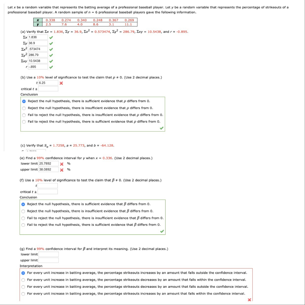 Solved Let x be a random variable that represents the