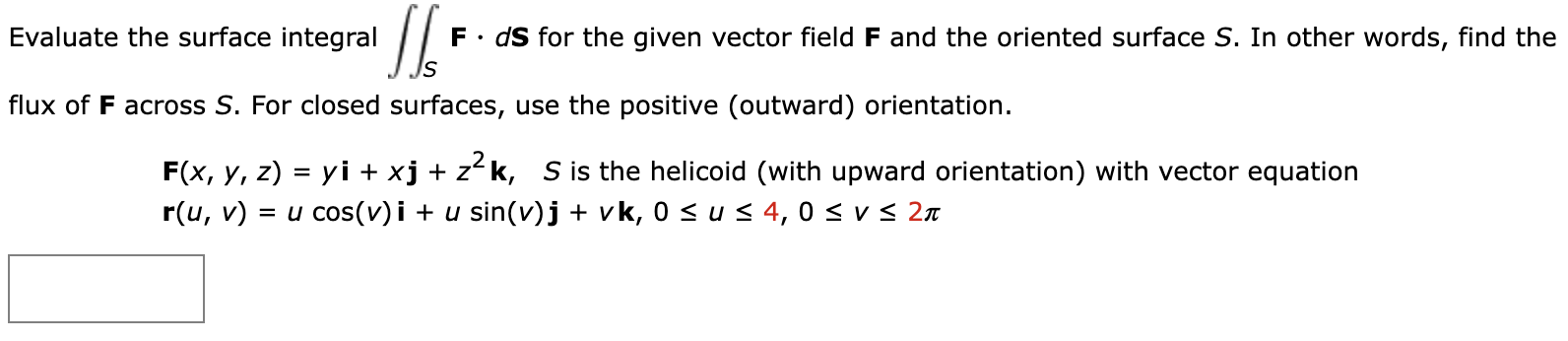 Solved Evaluate The Surface Integral Fler Fºds For The Given 2089