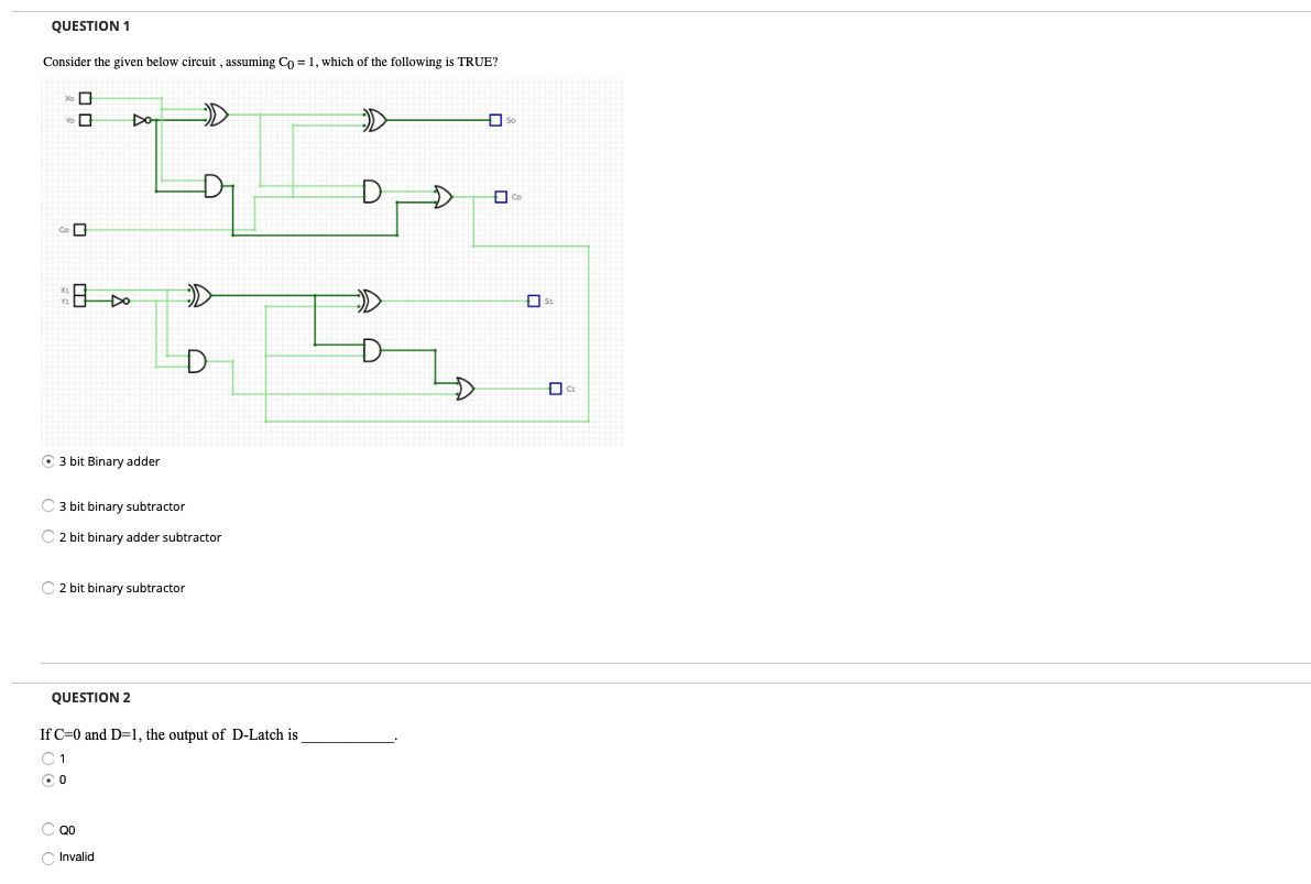 Solved QUESTION 1 Consider The Given Below Circuit , | Chegg.com