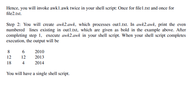 assignment statement in shell