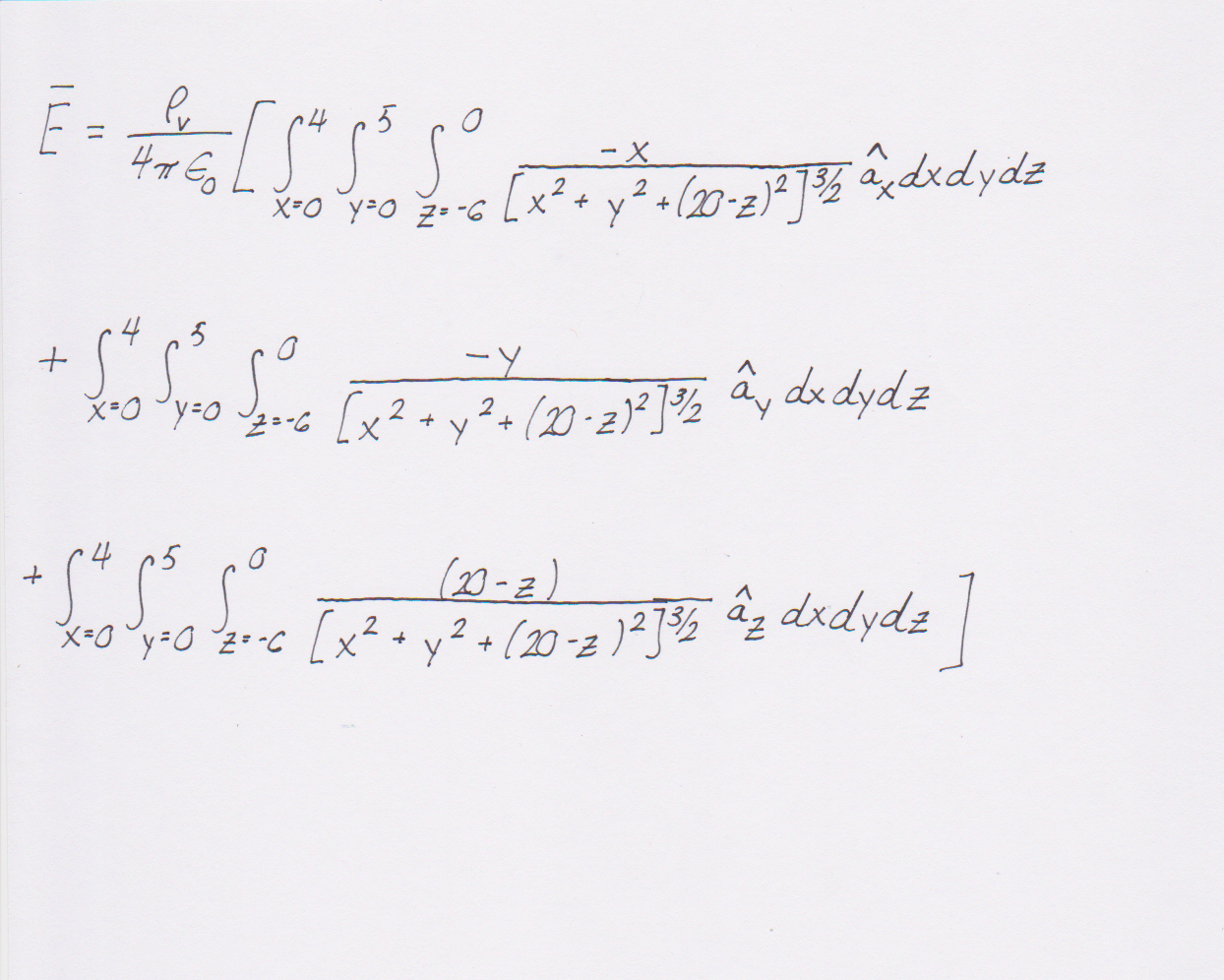 Need Help With This Vector Integration The Variab Chegg Com