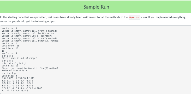 Solved My Little Vector Download the starting code file ↓ | Chegg.com